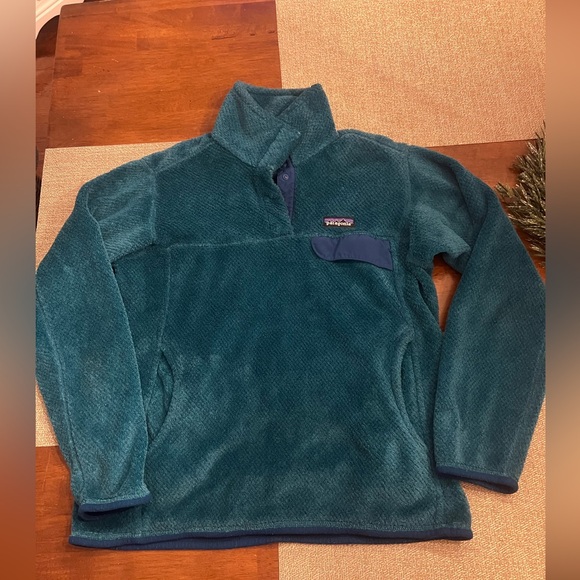 Patagonia Sweaters - Patagonia are-Tool Snap-T Pullover Fleece in Teal